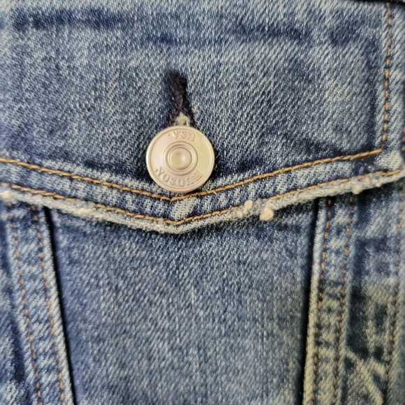 HUDSON Denim Button-Up Dress with Drawstring Waist - Picture 8 of 16